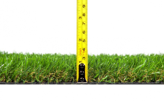 Why does artificial grass have different heights?